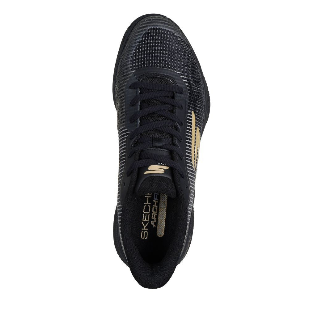 Pickleball Skechers Viper Court Pro 2.0 Black/Gold  Shoe Black/Gold