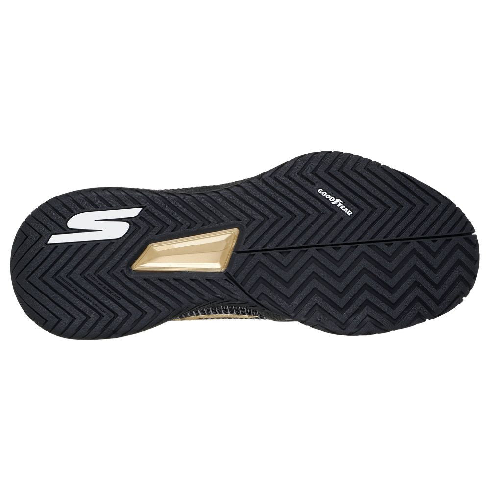 Pickleball Skechers Viper Court Pro 2.0 Black/Gold  Shoe Black/Gold