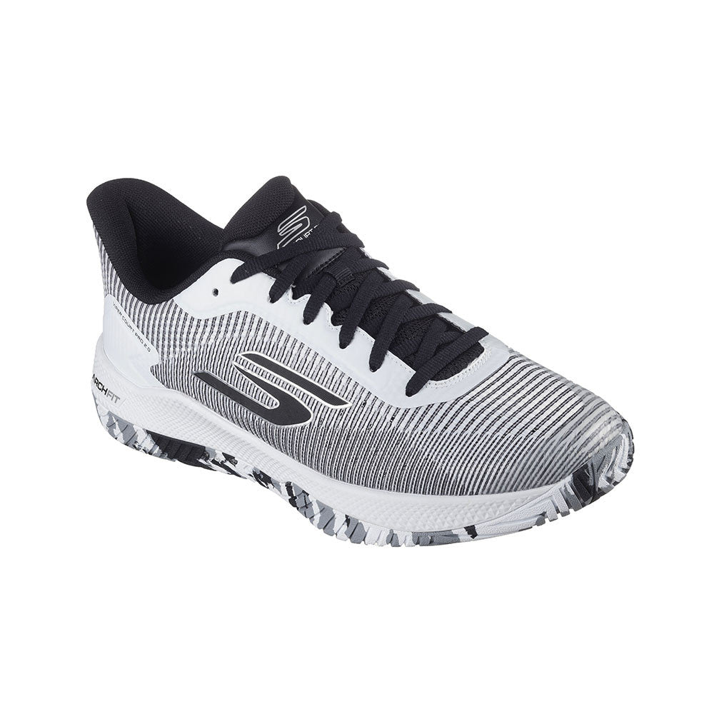 Pickleball Skechers Viper Court Pro 2.0 White/Black  Shoe White/Black