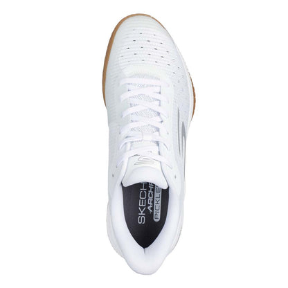Pickleball Skechers Viper Court Pro Wide Shoe -White/Black White