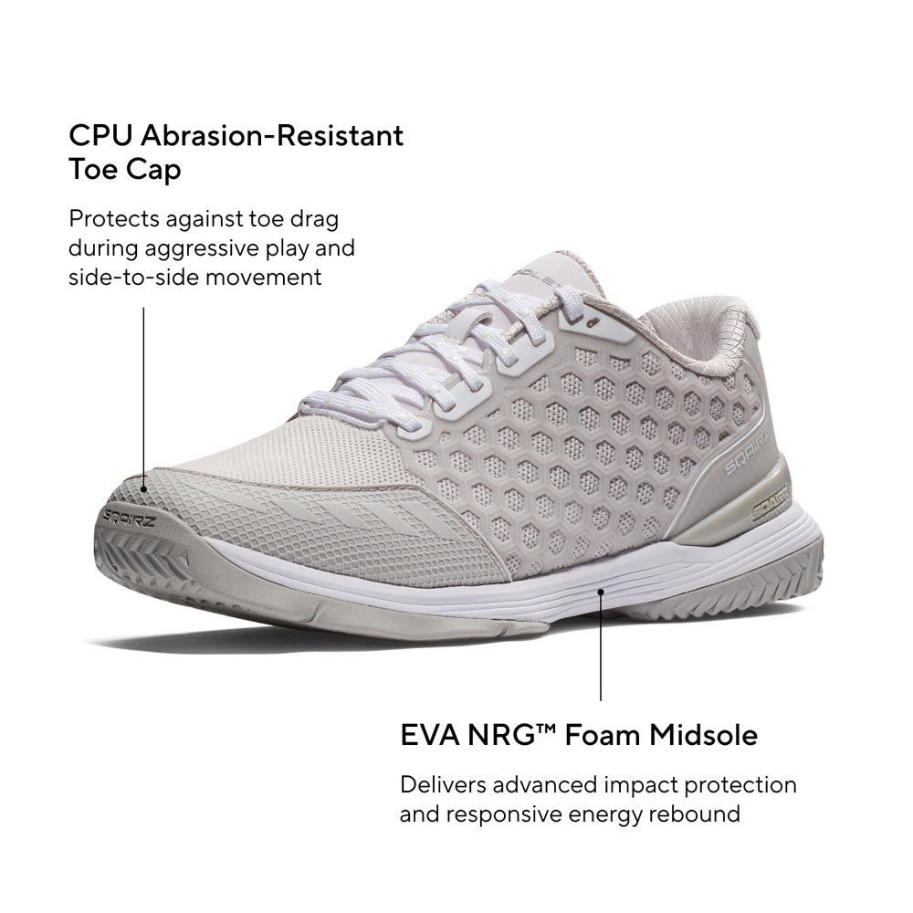 Pickleball SQAIRZ XRZ2™ Pickleball Court Shoes - Ember Storm Gray