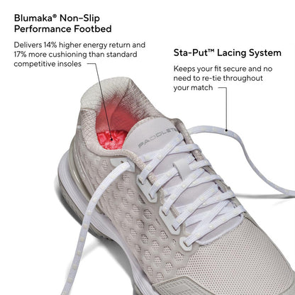 Pickleball SQAIRZ XRZ2™ Pickleball Court Shoes - Ember Storm Gray