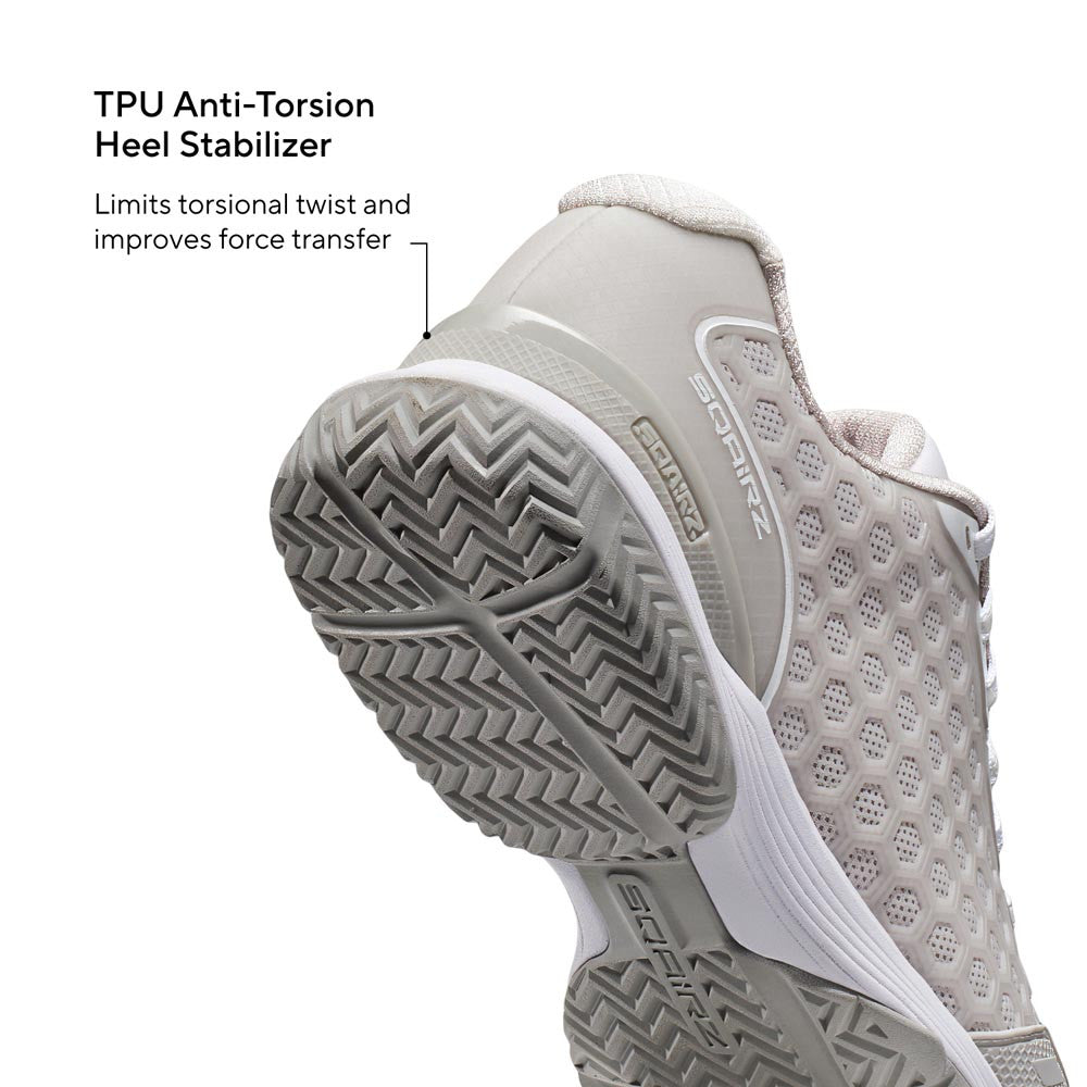 Pickleball SQAIRZ XRZ2™ Pickleball Court Shoes - Ember Storm Gray