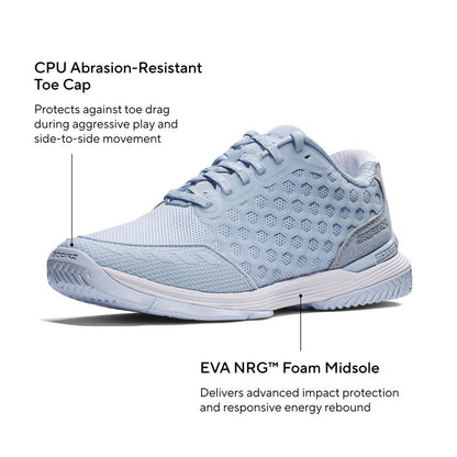 Pickleball SQAIRZ XRZ2™ Pickleball Court Shoes - Glacier Glacier