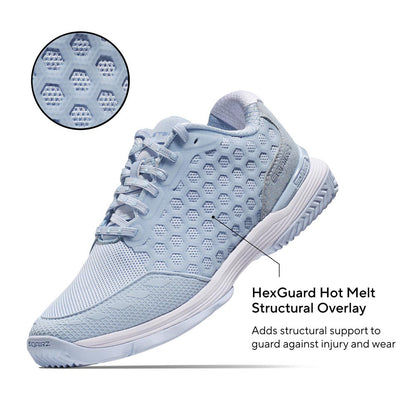 Pickleball SQAIRZ XRZ2™ Pickleball Court Shoes - Glacier Glacier