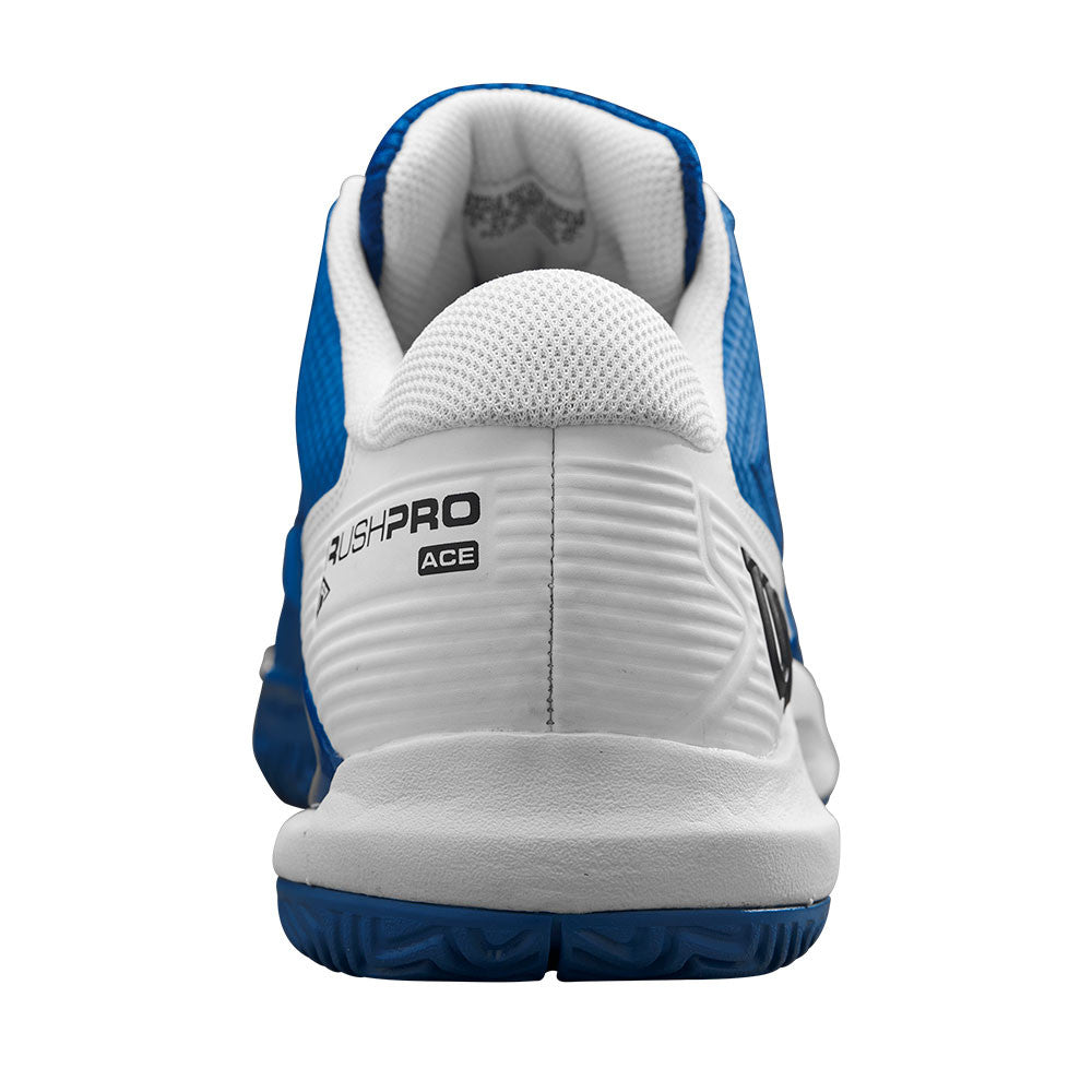 Pickleball Wilson Rush Pro Ace Pickleball Court Shoe for Men Deja Vu Blue/White/Black
