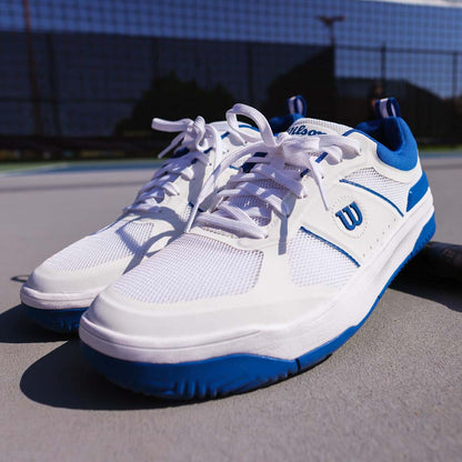 Pickleball Wilson Rush Pickle Pro Deja Vu Blue/White  Pickleball Shoe Deja Vu Blue/White