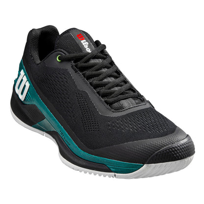 Pickleball Wilson Rush Pro 4.0 BLADE  Shoe Black/Black/Deep Teal
