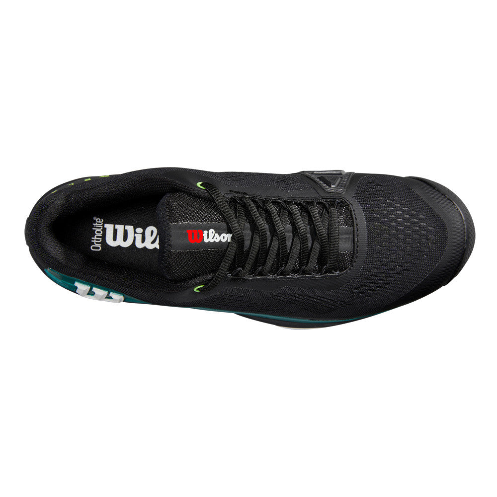 Pickleball Wilson Rush Pro 4.0 BLADE  Shoe Black/Black/Deep Teal