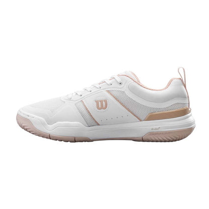 Pickleball Wilson Pickle Pro White/White/Cameo Rose  Pickleball Shoe White/White/Cameo Rose