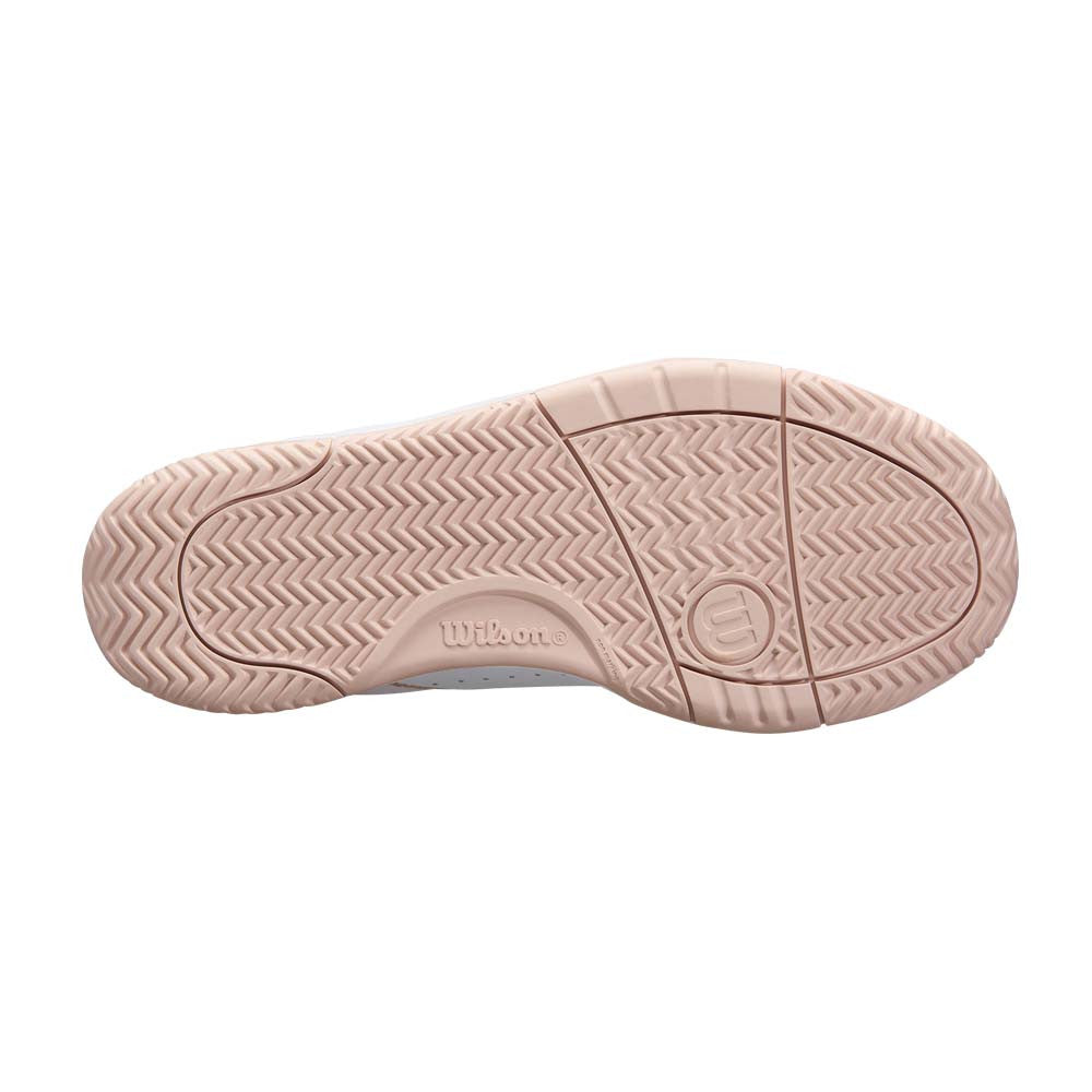 Pickleball Wilson Pickle Pro White/White/Cameo Rose  Pickleball Shoe White/White/Cameo Rose