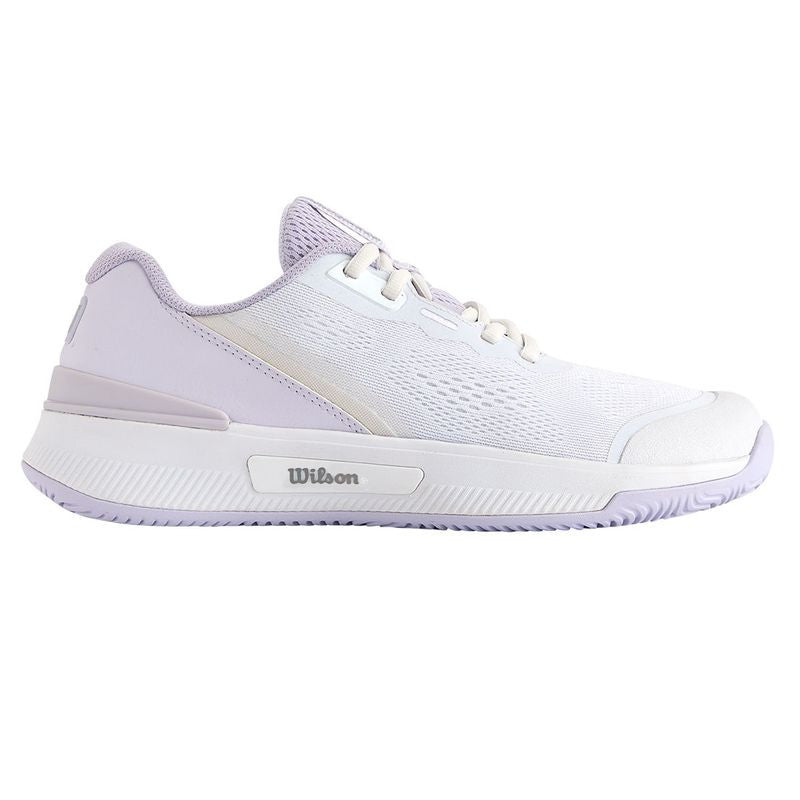Pickleball Wilson Intrigue Pro Court   White/Lavender Blue/Silver Shoe White/Lavender Blue/Silver