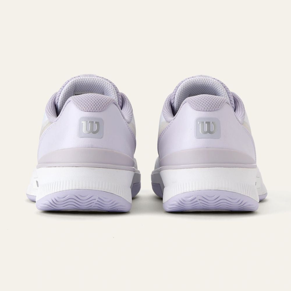 Pickleball Wilson Intrigue Pro Court   White/Lavender Blue/Silver Shoe White/Lavender Blue/Silver