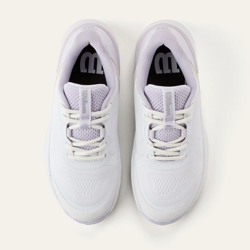 Pickleball Wilson Intrigue Pro Court   White/Lavender Blue/Silver Shoe White/Lavender Blue/Silver