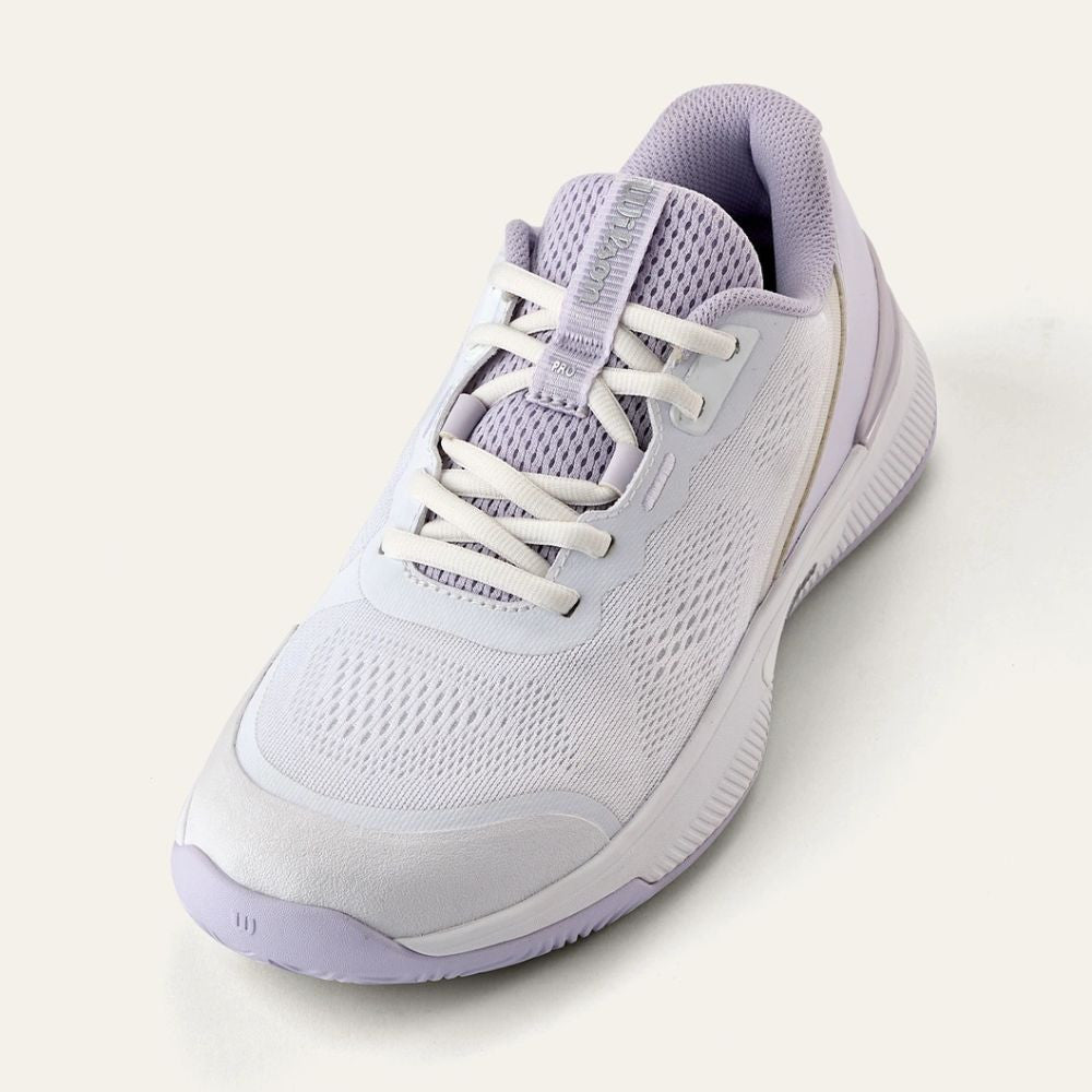 Pickleball Wilson Intrigue Pro Court   White/Lavender Blue/Silver Shoe White/Lavender Blue/Silver