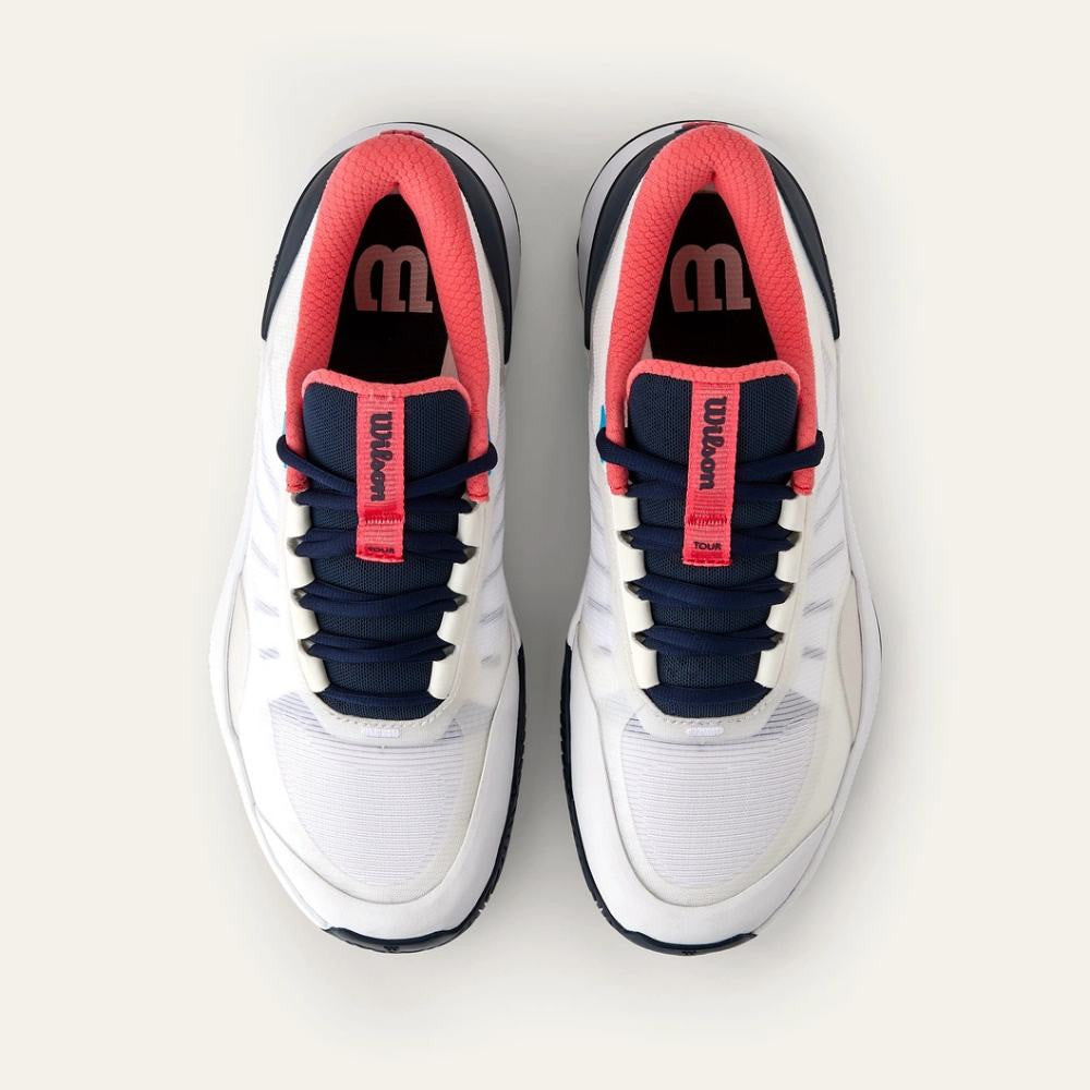 Pickleball Wilson Intrigue Pro Court White/Navy Blazer/Dubarry  Shoe White/Navy Blazer/Dubarry
