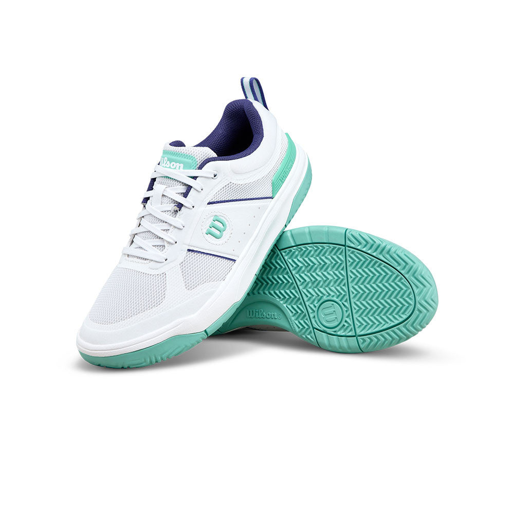Pickleball Wilson Pickle Pro  Pickleball Shoe White/Bay/Skipper Blue