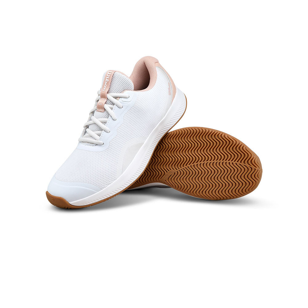 Pickleball Wilson Intrigue Lite Court Shoe White/Cameo Rose/Gum