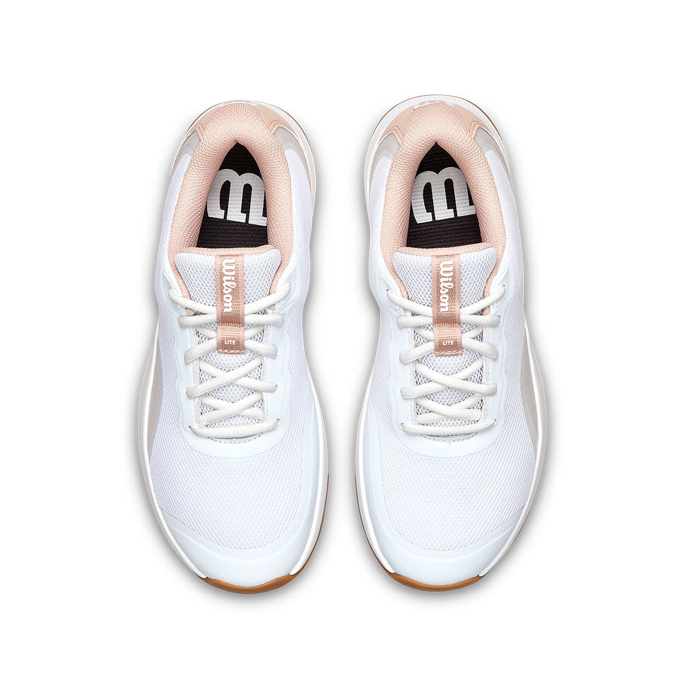 Pickleball Wilson Intrigue Lite Court Shoe White/Cameo Rose/Gum