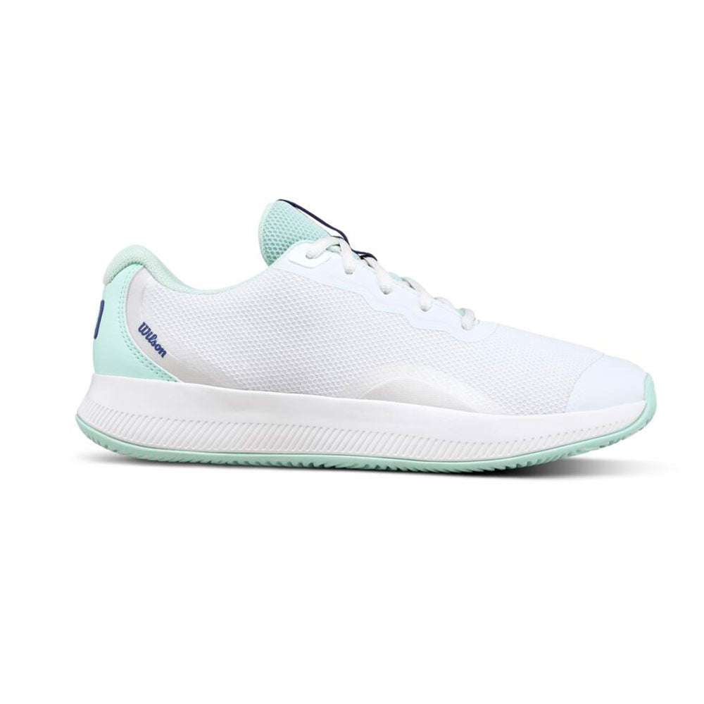 Pickleball Wilson Intrigue Pro Pickleball Court Shoe for Women White/Bay/Skipper Blue