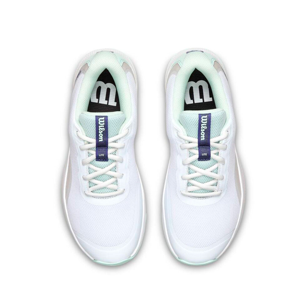 Pickleball Wilson Intrigue Pro Pickleball Court Shoe for Women White/Bay/Skipper Blue