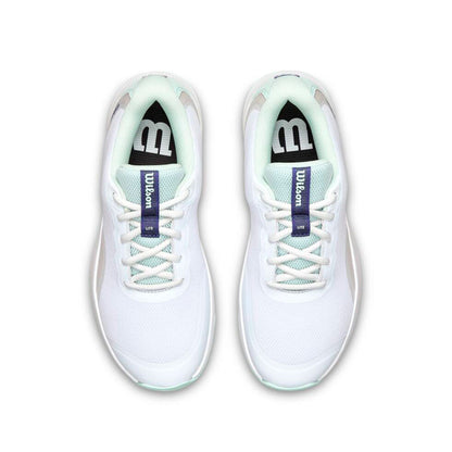 Pickleball Wilson Intrigue Pro Pickleball Court Shoe for Women White/Bay/Skipper Blue
