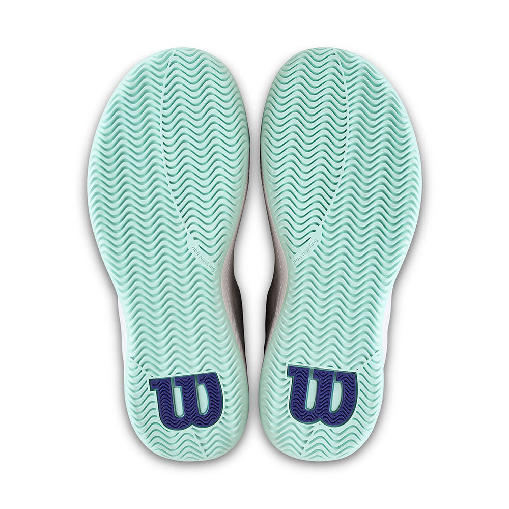 Pickleball Wilson Intrigue Pro Pickleball Court Shoe for Women White/Bay/Skipper Blue