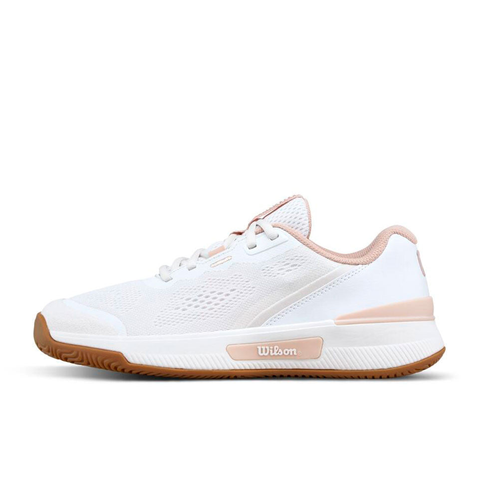 Pickleball Wilson Intrigue Pro Pickleball Court Shoe for Women White/Cameo Rose/Gum