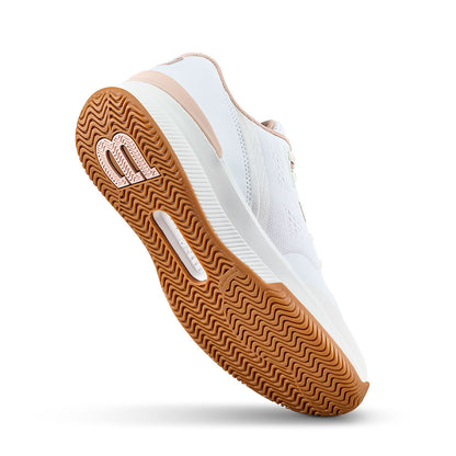 Pickleball Wilson Intrigue Pro Pickleball Court Shoe for Women White/Cameo Rose/Gum