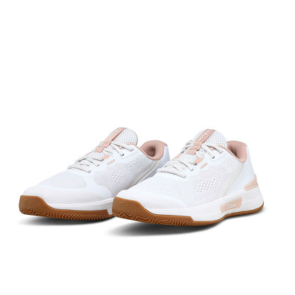Pickleball Wilson Intrigue Pro Pickleball Court Shoe for Women White/Cameo Rose/Gum