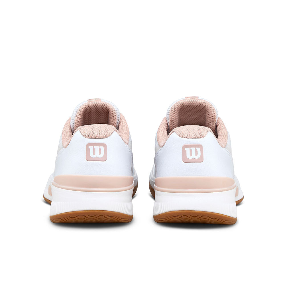 Pickleball Wilson Intrigue Pro Pickleball Court Shoe for Women White/Cameo Rose/Gum