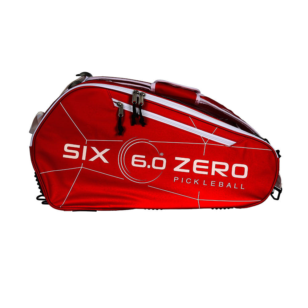 Pickleball Six Zero Pro Pickleball Tour Bag Black/Cherry Pink