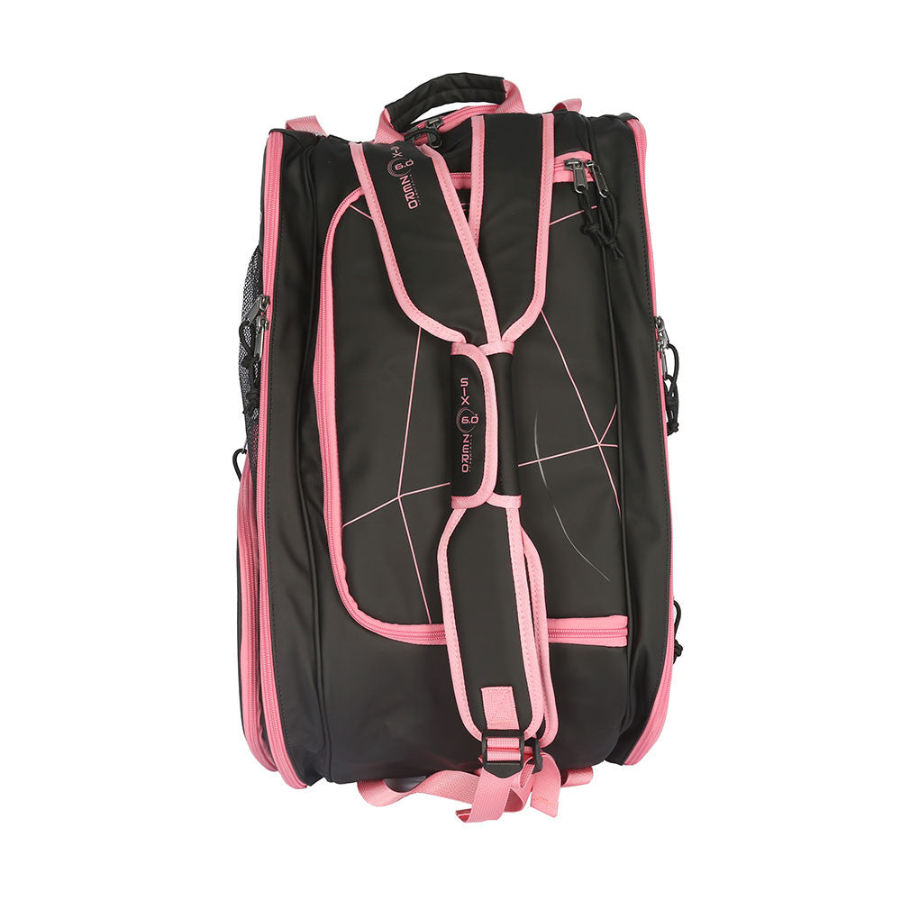 Pickleball Six Zero Pro Pickleball Tour Bag Black/Cherry Pink