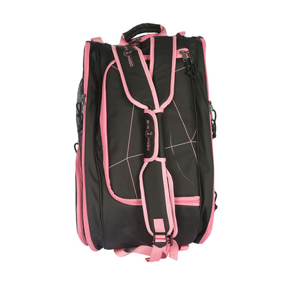 Pickleball Six Zero Pro Pickleball Tour Bag Black/Cherry Pink