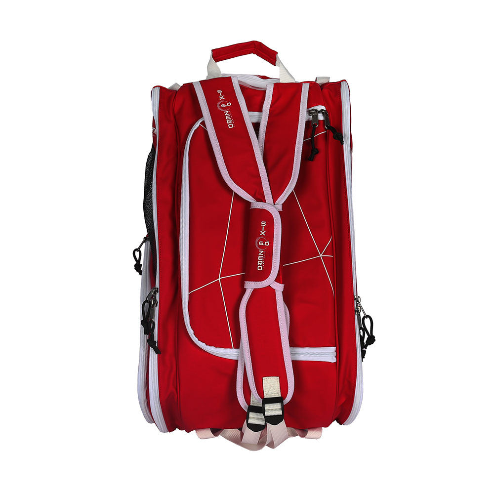 Pickleball Six Zero Pro Pickleball Tour Bag Black/Cherry Pink