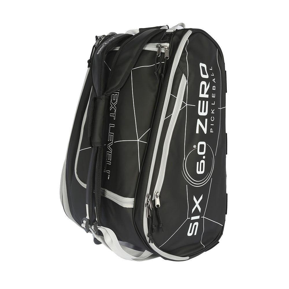 Pickleball Six Zero Pro Pickleball Tour Bag Black/Cherry Pink