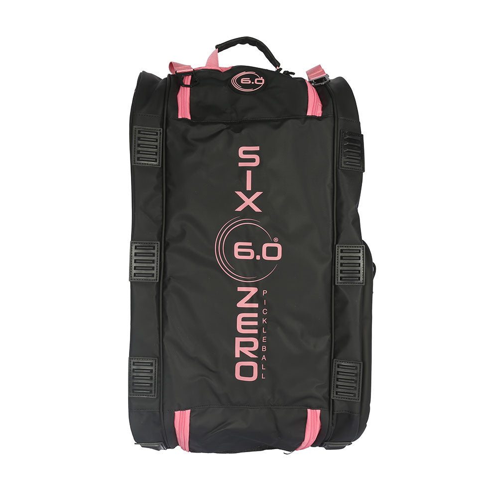 Pickleball Six Zero Pro Pickleball Tour Bag Black/Cherry Pink