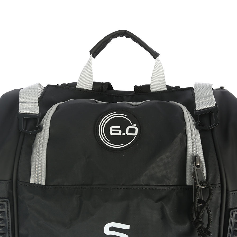 Pickleball Six Zero Pro Pickleball Tour Bag Black/Cherry Pink