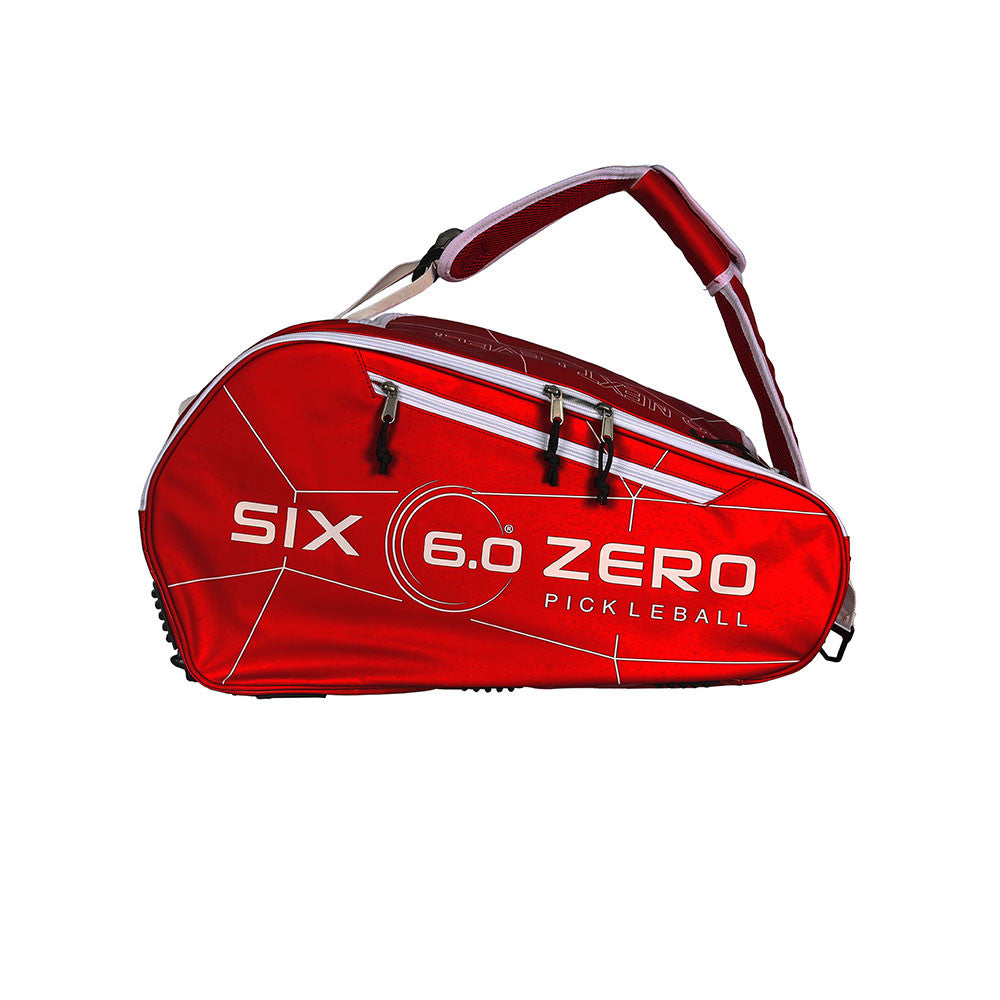 Pickleball Six Zero Pro Pickleball Tour Bag Black/Cherry Pink
