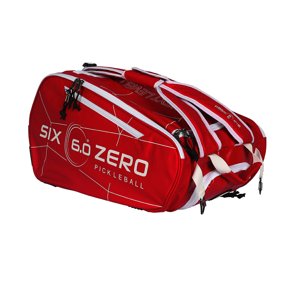 Pickleball Six Zero Pro Pickleball Tour Bag Black/Cherry Pink