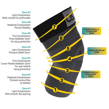 Pickleball OS1st  KS7+ Adjustable Performance Knee Sleeve