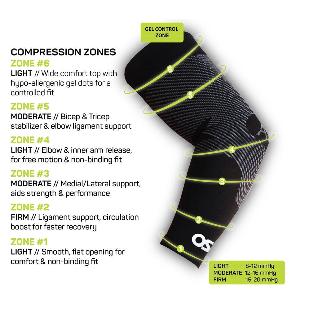 Pickleball OS1st AS6 Performance Arm Sleeve Black