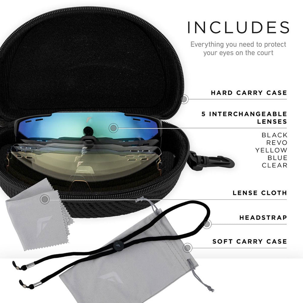 Pickleball Franklin Sports Eyewear Kit