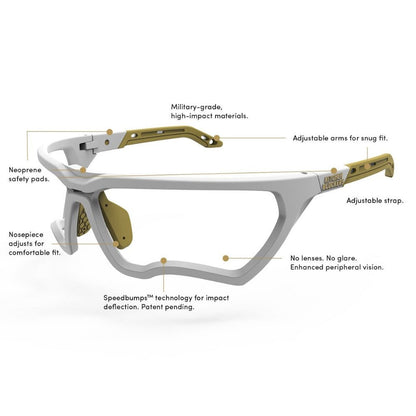 Pickleball Kitchen Blockers Pickleball Protective Eyewear Black