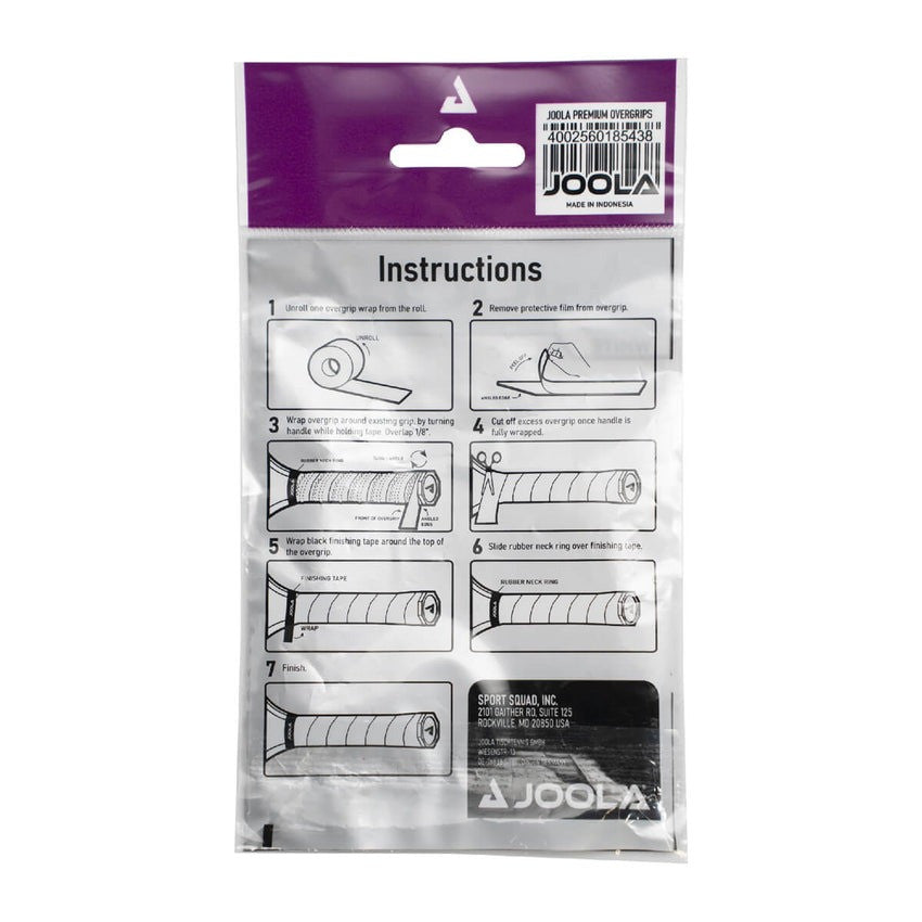 Pickleball JOOLA Premium Overgrip - 4-Pack