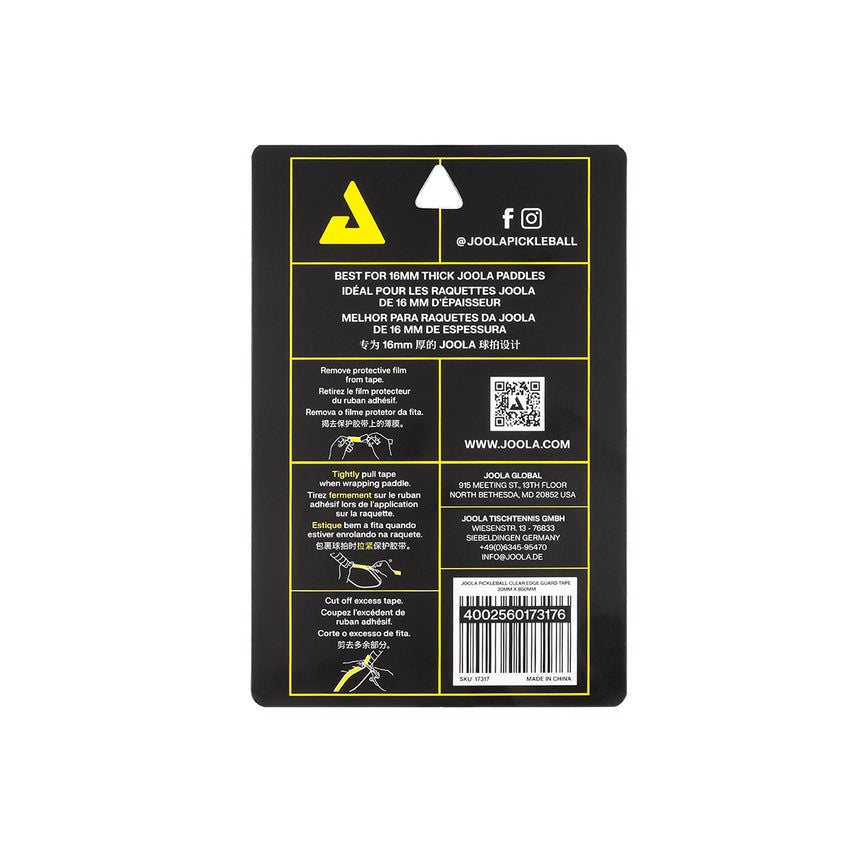 Pickleball JOOLA Pickleball Clear Edge Guard Tape