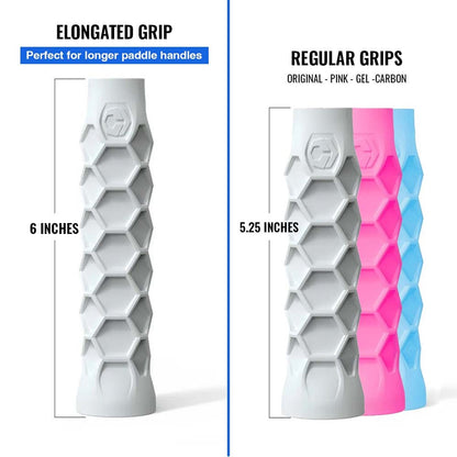 Pickleball Hesacore Pickleball Elongated Grip White
