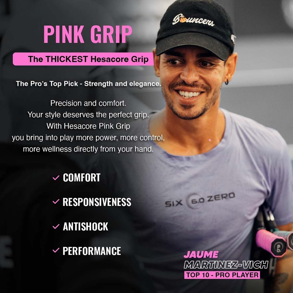 Pickleball Hesacore Pickleball Grip Pink
