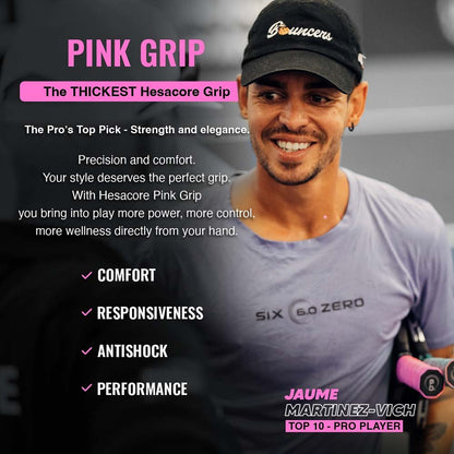 Pickleball Hesacore Pickleball Grip Pink