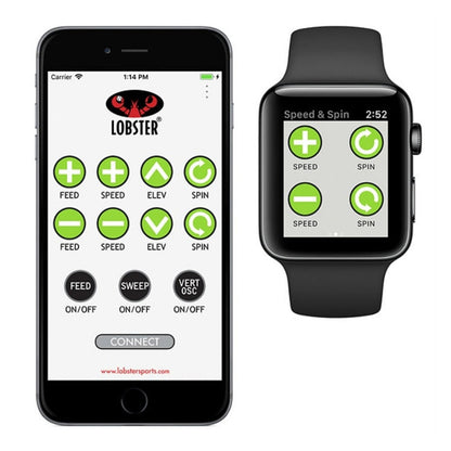 Pickleball The Pickle Two Ball Machine by Lobster